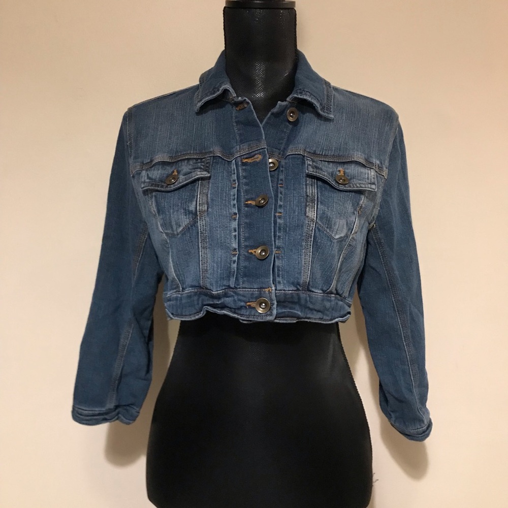 VINTAGE G:21 CROPPED JEAN JACKET
